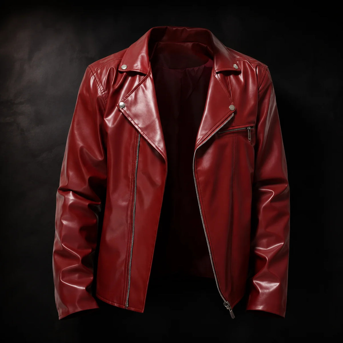 Durden Men's Leather Jacket - Classic Biker Style