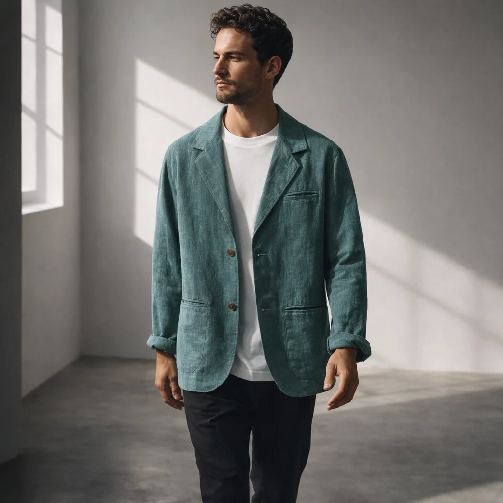 Santorini Premium Linen Jacket for Men and Women