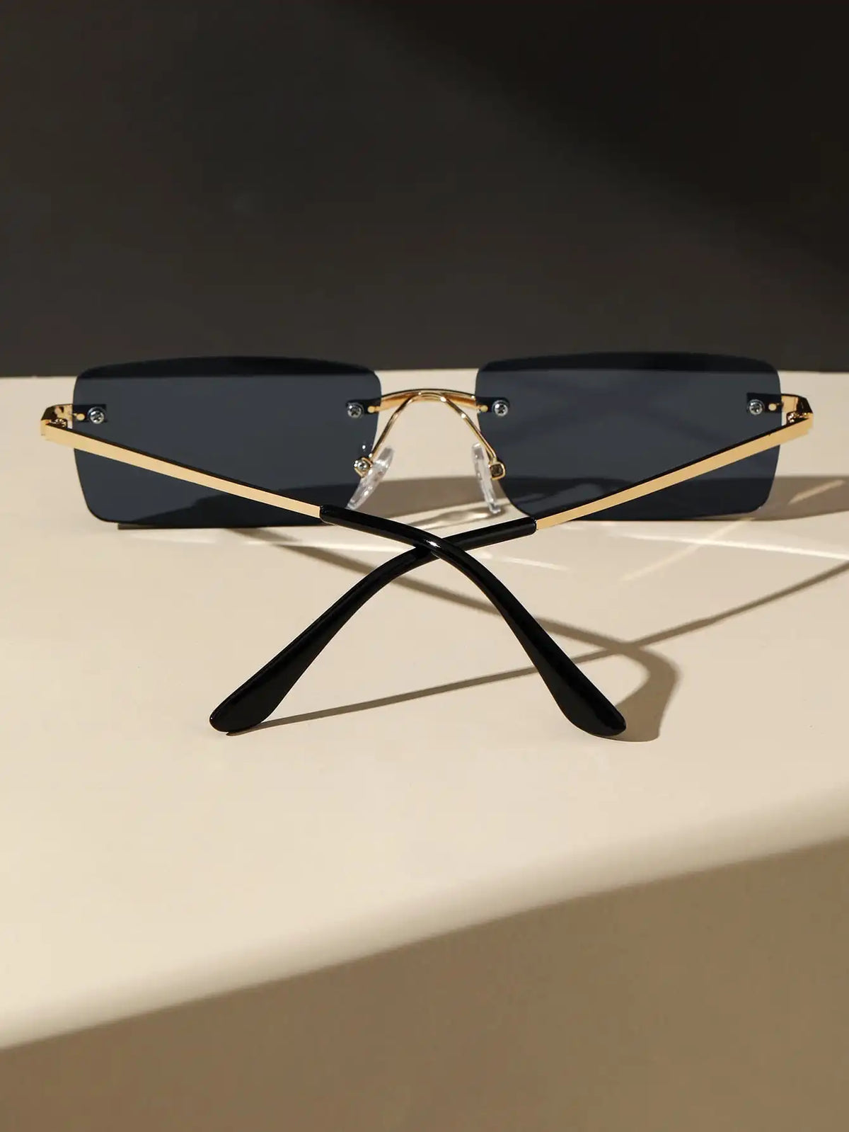Clearline Rimless Square Eyeglasses - Lightweight Optical Frames
