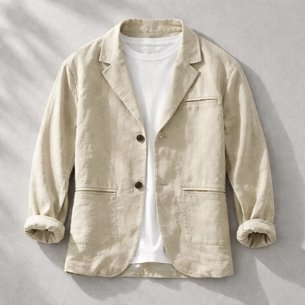 Santorini Premium Linen Jacket for Men and Women