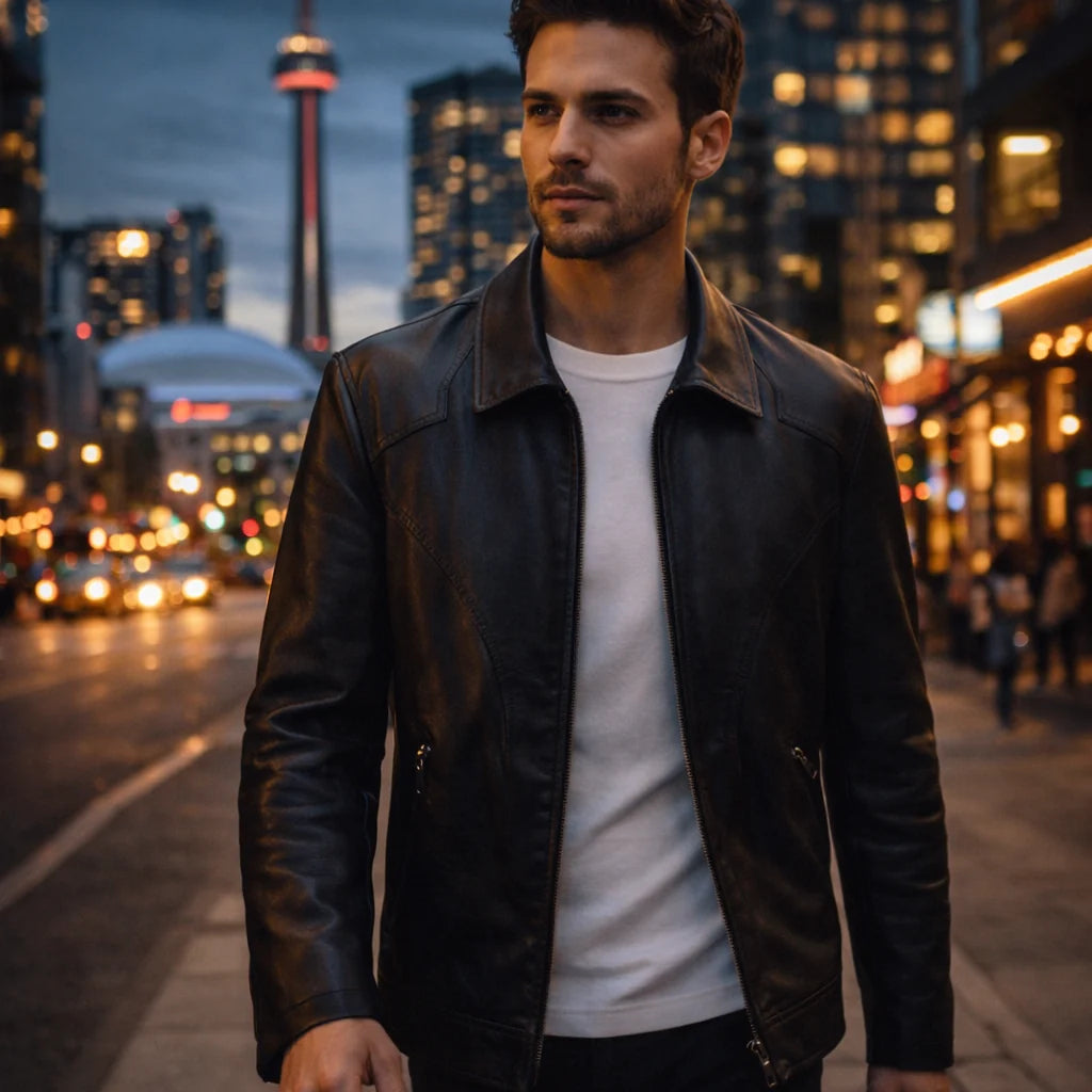 Monolith™ Men's Genuine Leather Jacket - Premium Quality