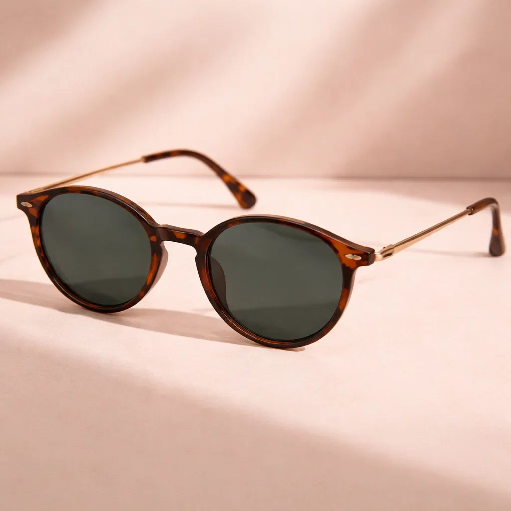 Classic Round Sunglasses - Elegant UV Protection Eyewear