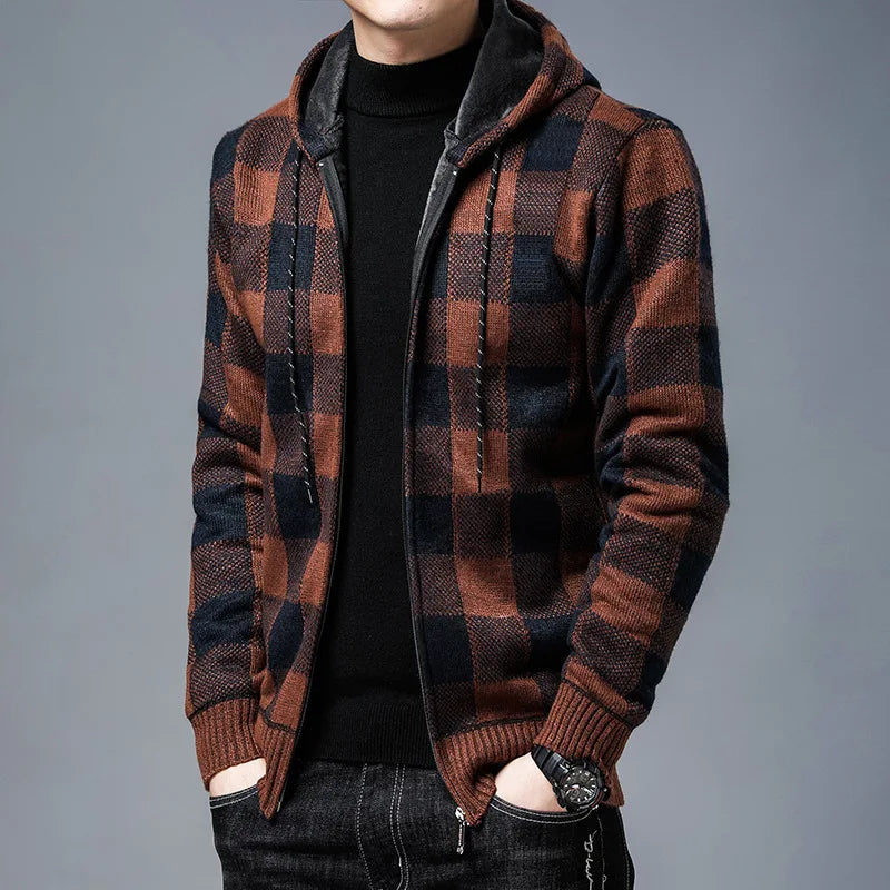 Emberton Men's Plaid Flannel Jacket - Classic Winter Outerwear