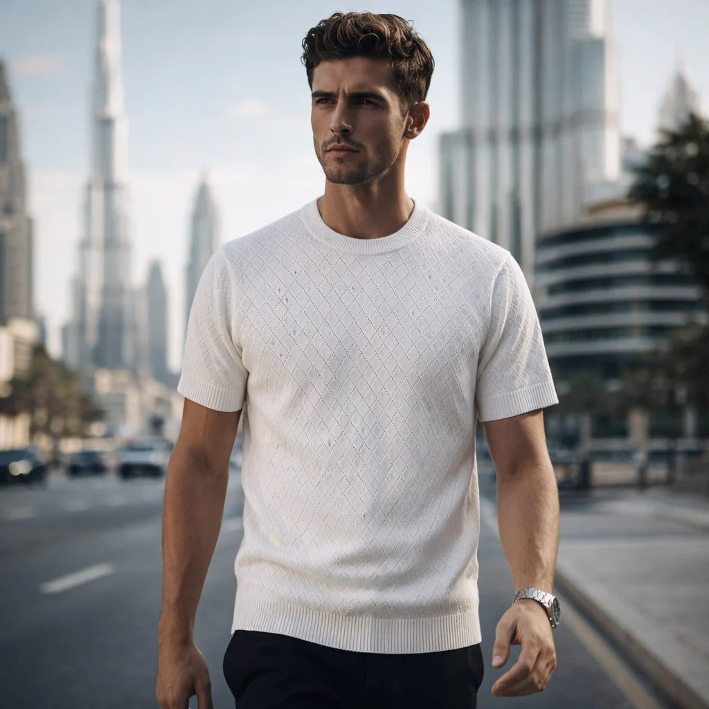 Sterling Men's Cotton Knit Shirt - Breathable Casual Wear