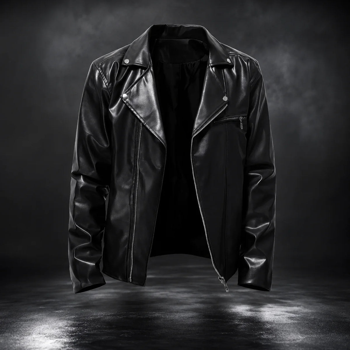 Durden Men's Leather Jacket - Classic Biker Style