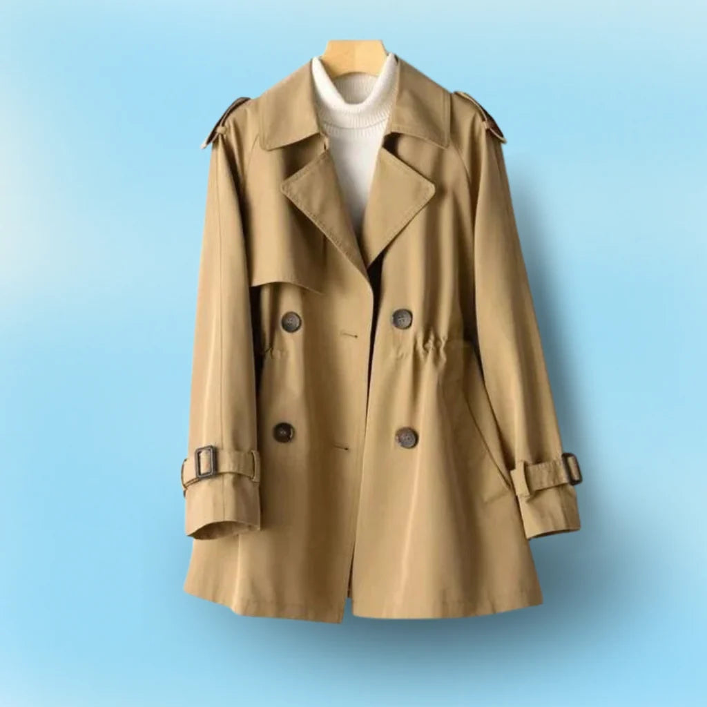 Arden Women's Classic Trench Coat - Water-Resistant Outerwear