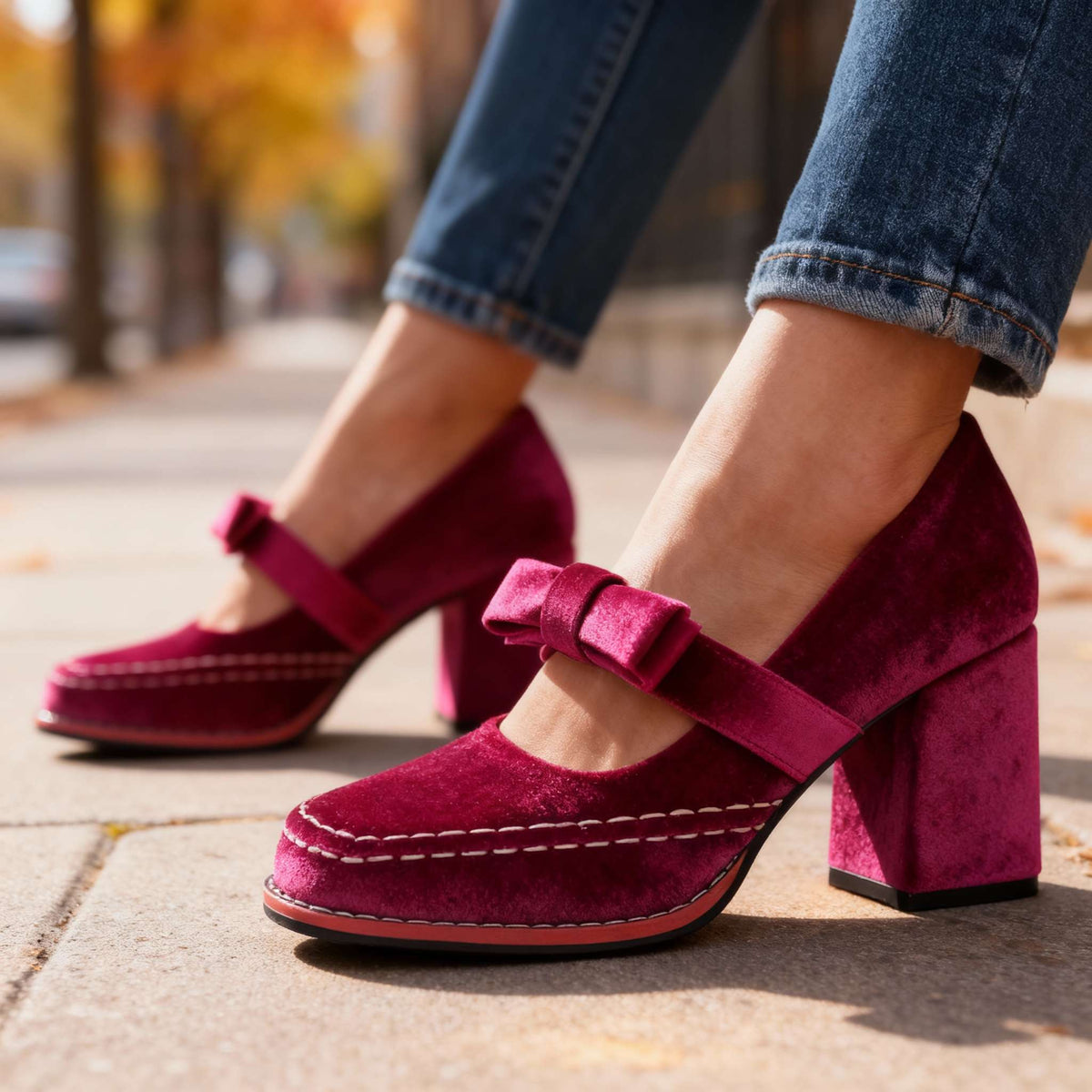 Cordelia Women's Velvet Pointed Toe Pump