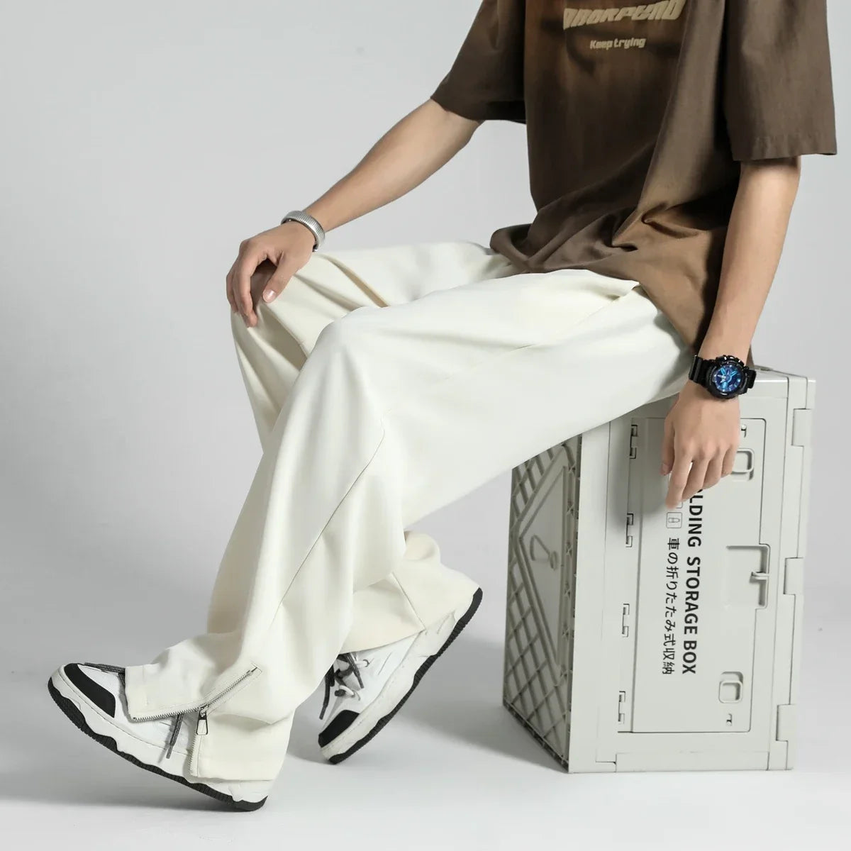Driftwood Cotton Trousers - Comfortable Men's Casual Pants